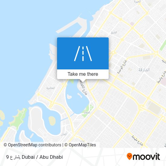 شارع 9 map
