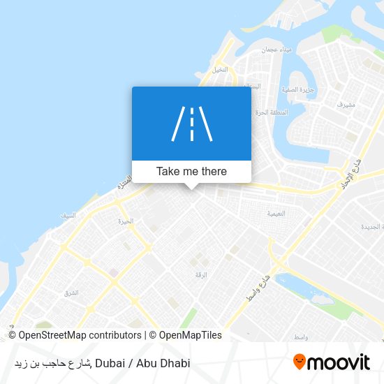 شارع حاجب بن زيد map