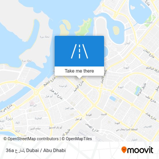 36a شارع map
