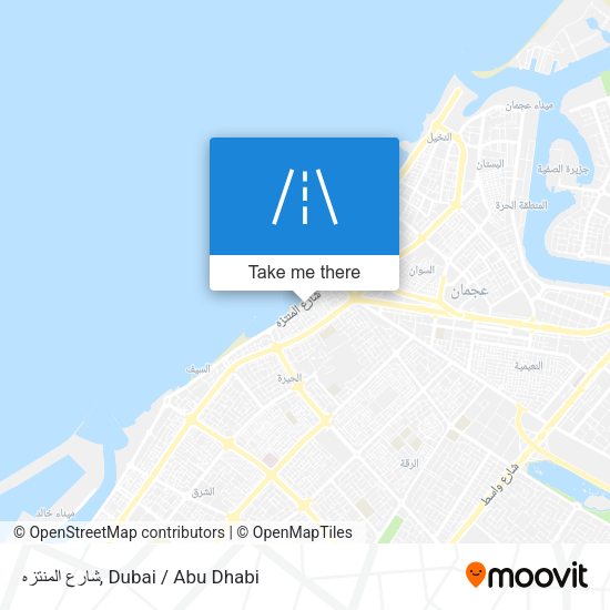 شارع المنتزه map