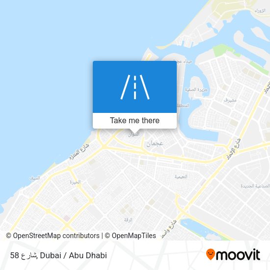 شارع 58 map