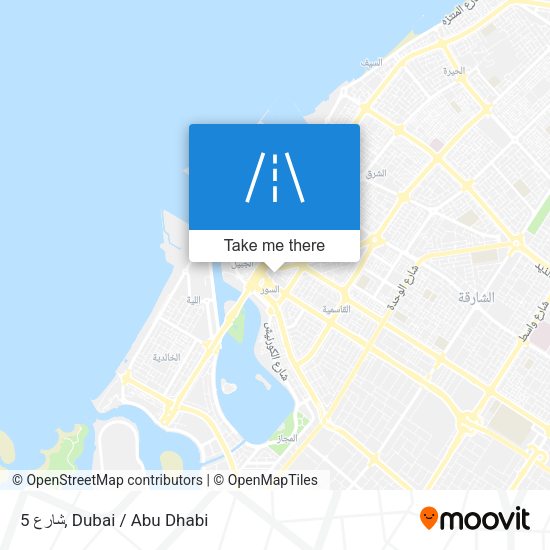 شارع 5 map