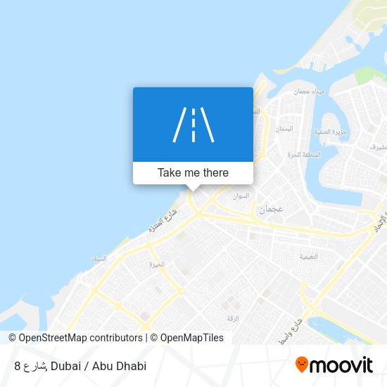 شارع 8 map