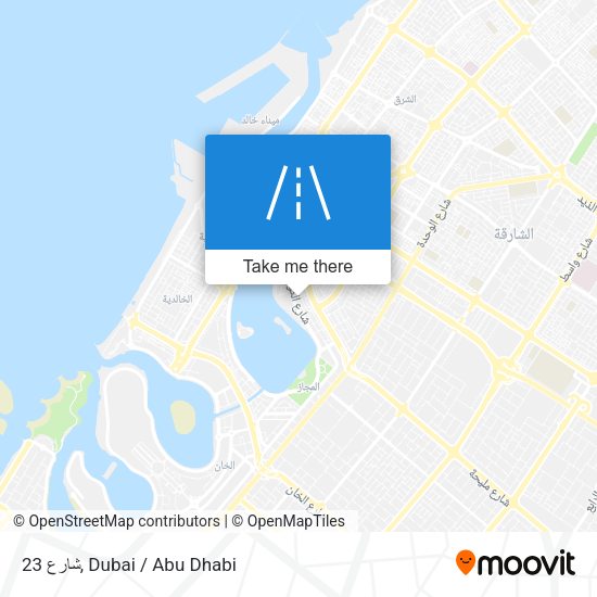 شارع 23 map
