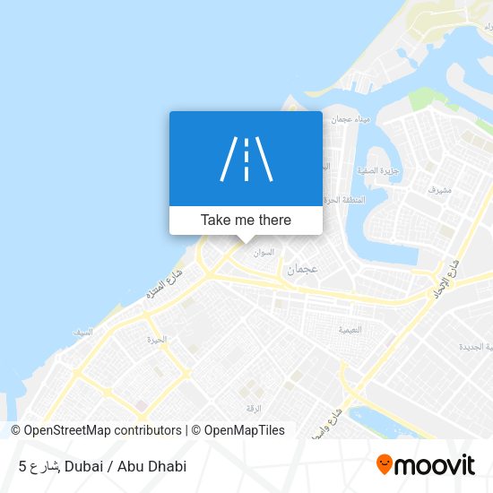 شارع 5 map