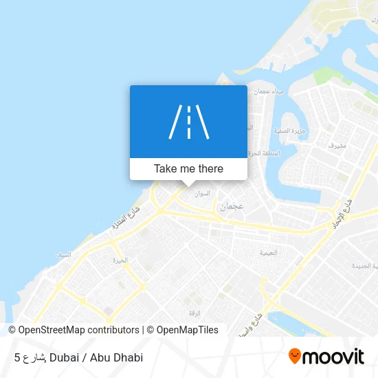 شارع 5 map