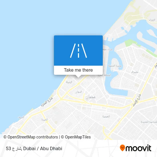 شارع 53 map