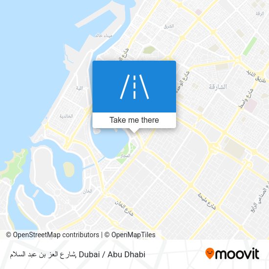 شارع العز بن عبد السلام map