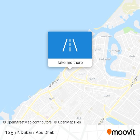 شارع 16 map