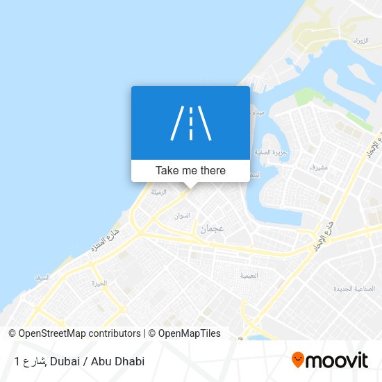 شارع 1 map