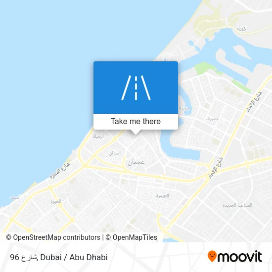 شارع 96 map