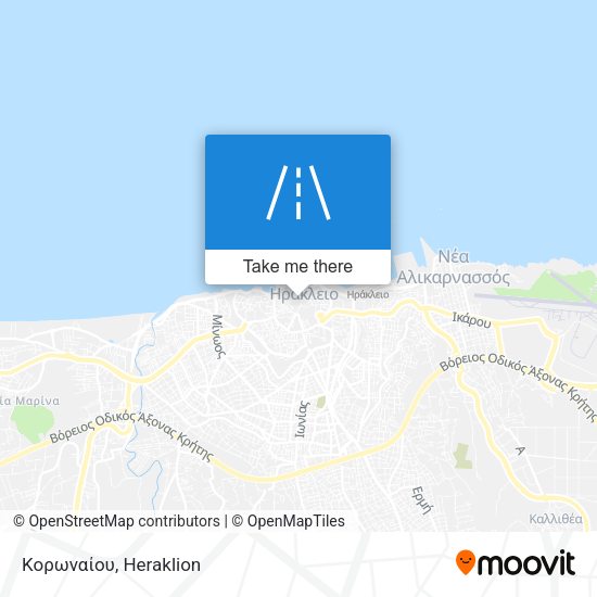 Κορωναίου map