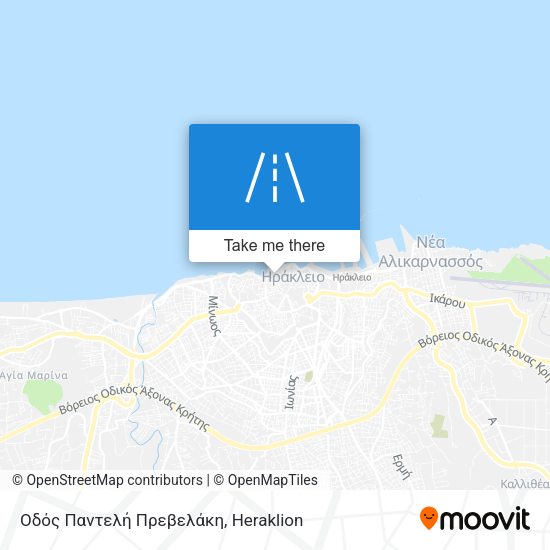 Οδός Παντελή Πρεβελάκη map