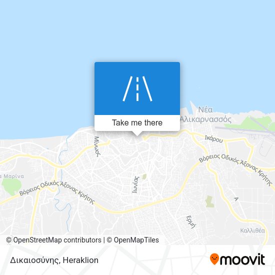 Δικαιοσύνης map