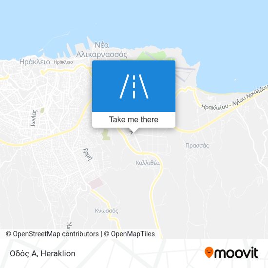 Οδός Α map