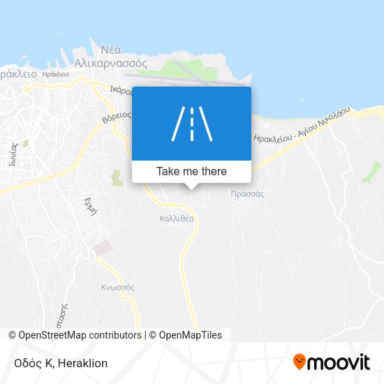 Οδός Κ map