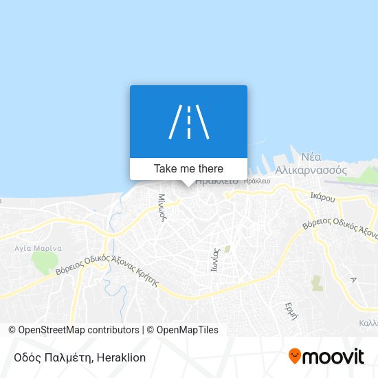 Οδός Παλμέτη map