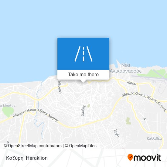 Κοζύρη map