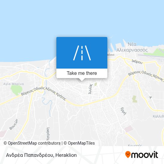 Ανδρέα Παπανδρέου map