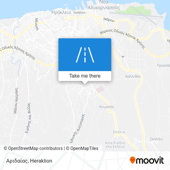 Αριδαίας map