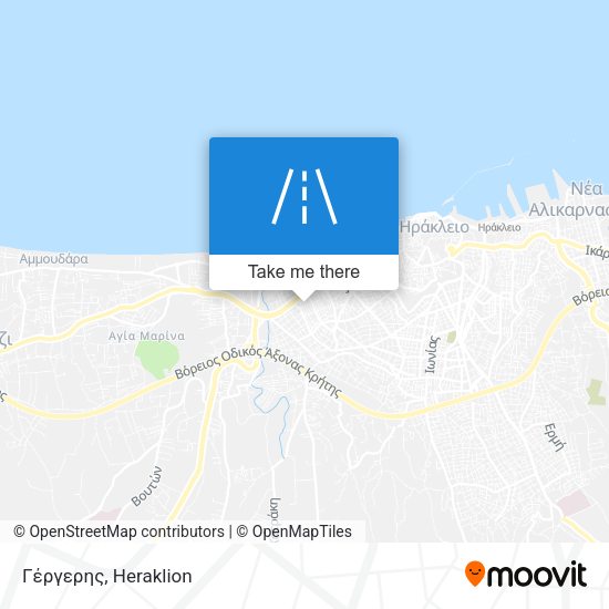 Γέργερης map