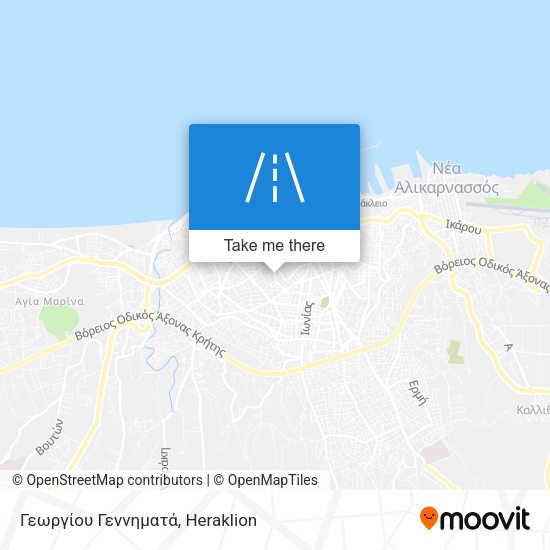 Γεωργίου Γεννηματά map