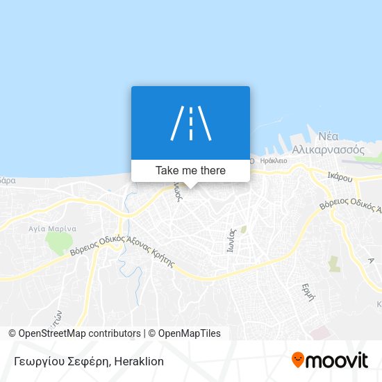 Γεωργίου Σεφέρη map