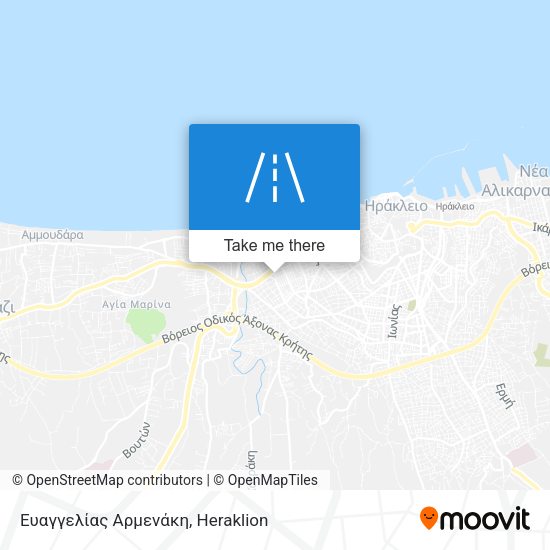 Ευαγγελίας Αρμενάκη map
