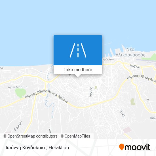 Ιωάννη Κονδυλάκη map