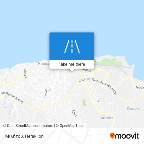 Μιλήτου map