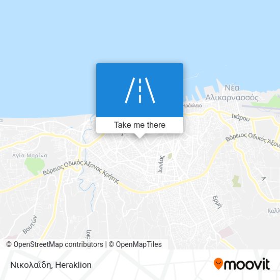 Νικολαΐδη map