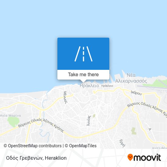 Οδός Γρεβενών map