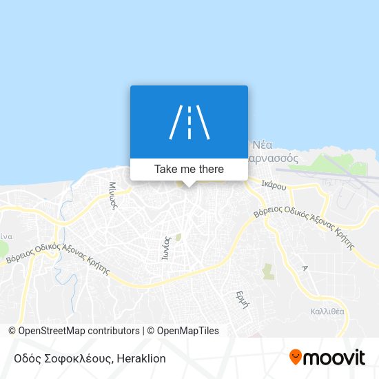 Οδός Σοφοκλέους map