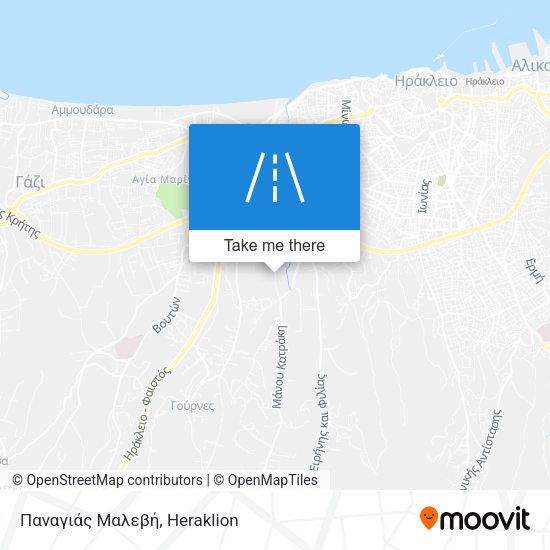 Παναγιάς Μαλεβή map