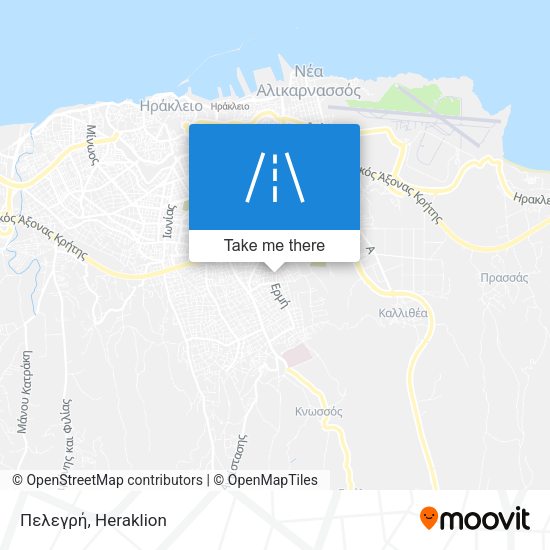 Πελεγρή map