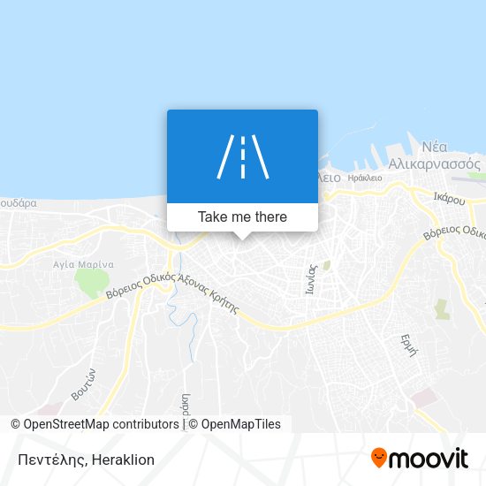 Πεντέλης map