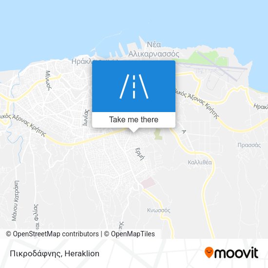 Πικροδάφνης map