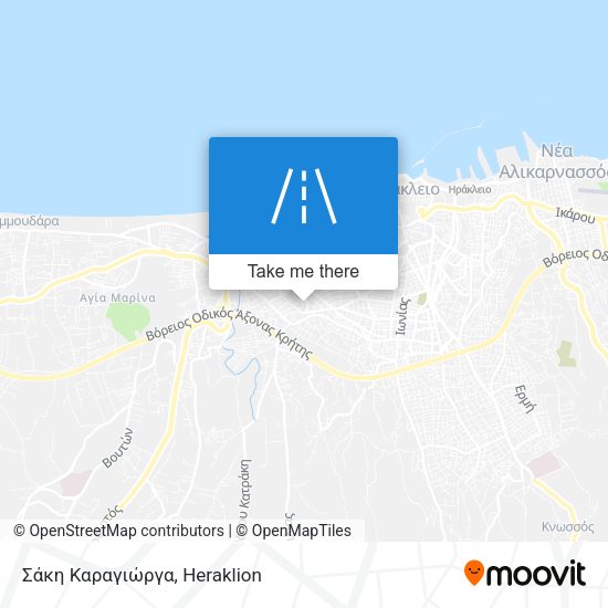 Σάκη Καραγιώργα map