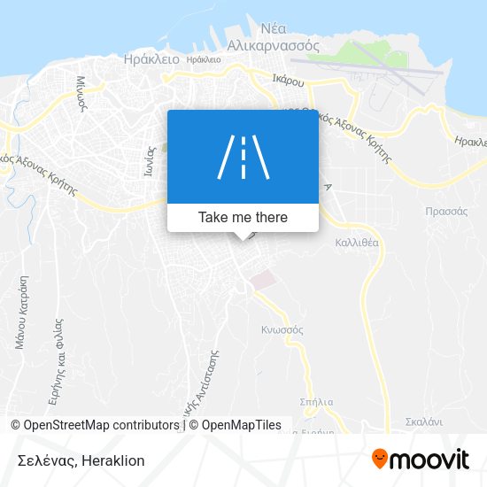 Σελένας map