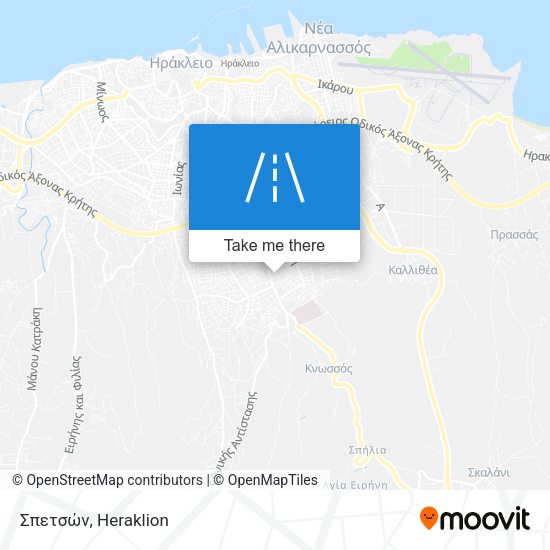 Σπετσών map