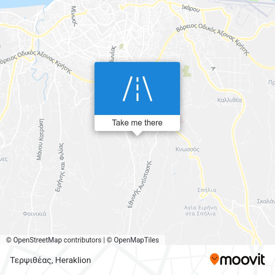 Τερψιθέας map