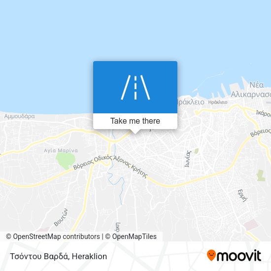 Τσόντου Βαρδά map
