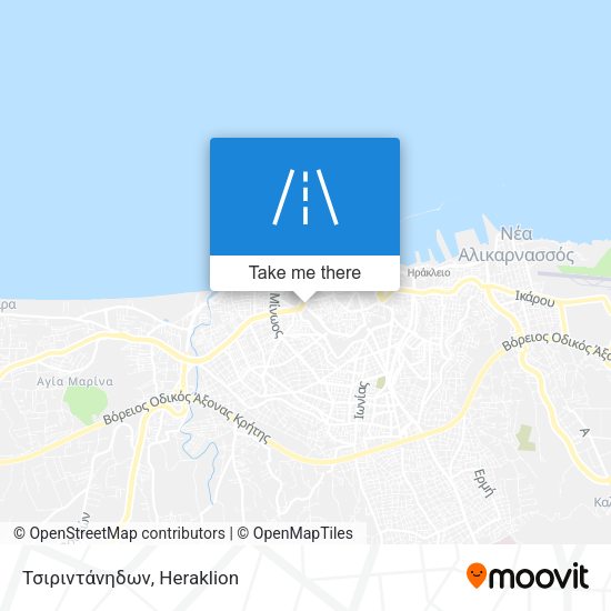 Τσιριντάνηδων map