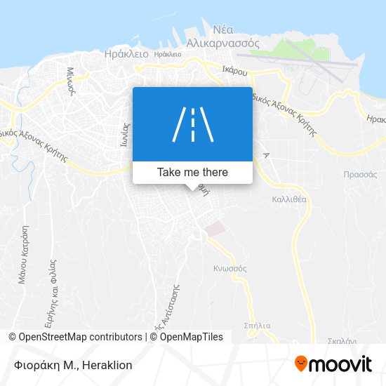Φιοράκη Μ. map
