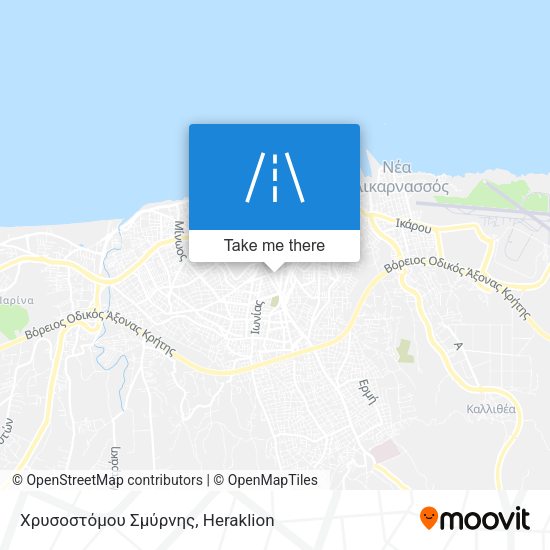 Χρυσοστόμου Σμύρνης map