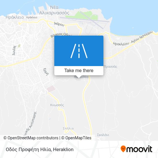 Οδός Προφήτη Ηλία map