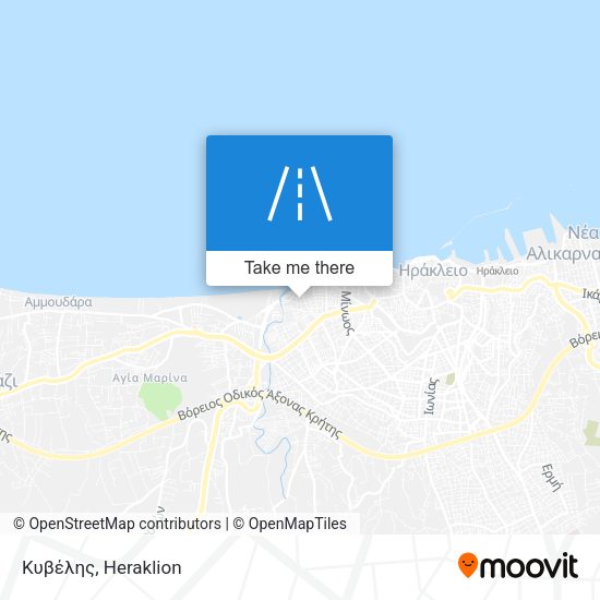 Κυβέλης map