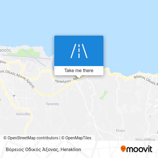 Βόρειος Οδικός Άξονας map