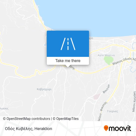 Οδός Κυβέλης map