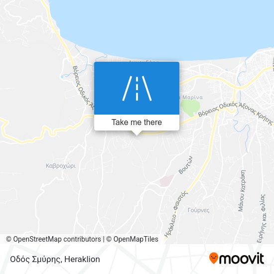 Οδός Σμύρης map